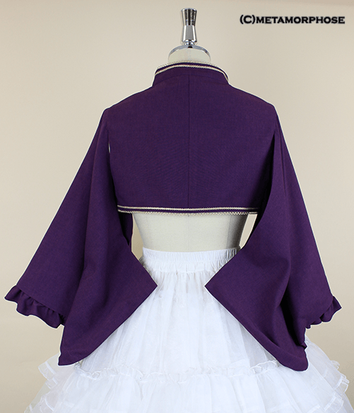 Solid Color Kimono Sleeve Bolero by Metamorphose Temps de Fille