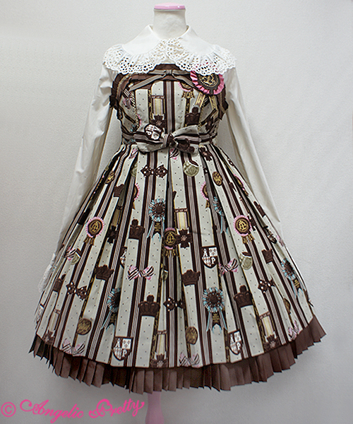 MTO】Chocolate Rosette JSK by Angelic Pretty