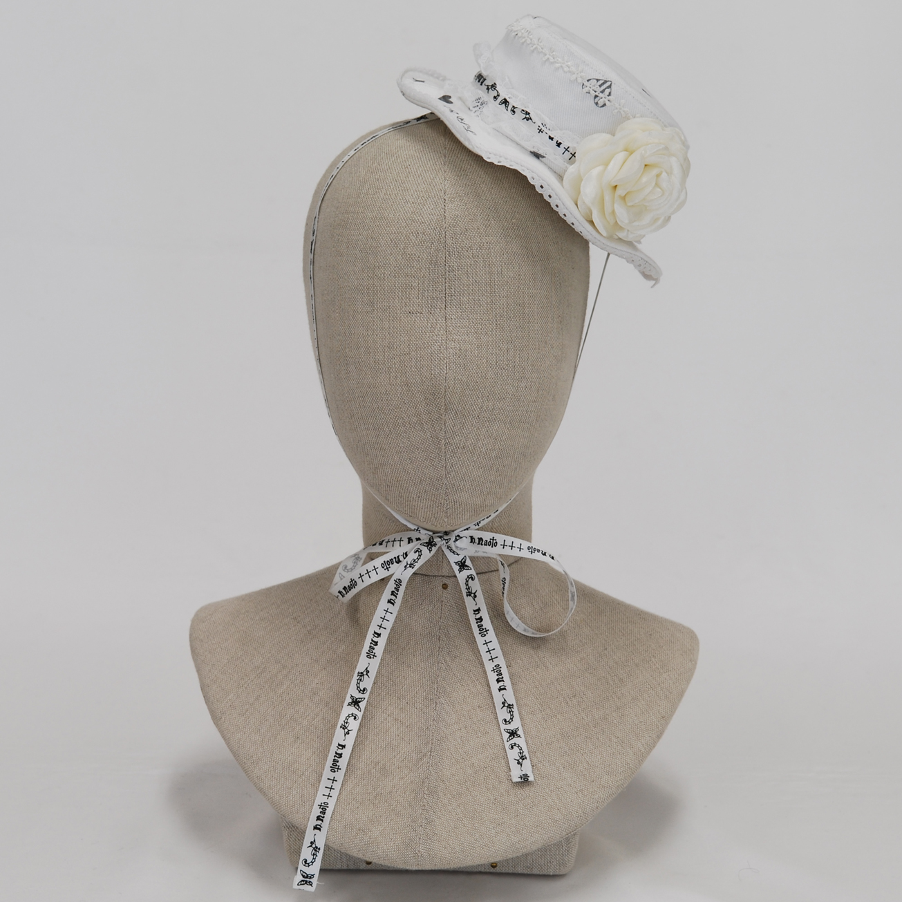 FRILL Mini Hat with Corsage by h. Naoto