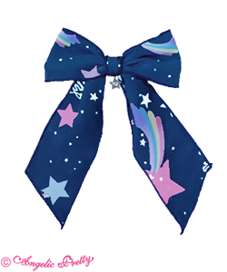 Dream Sky Ribbon Clip Anniversary Fair Mto By Angelic Pretty