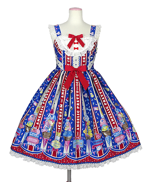 Ice Cream Parlor JSK (2020 2nd Release) by Angelic Pretty